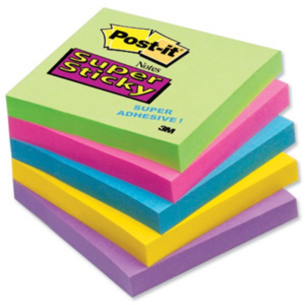 Picture of 3M Post-it 654 Super Sticky