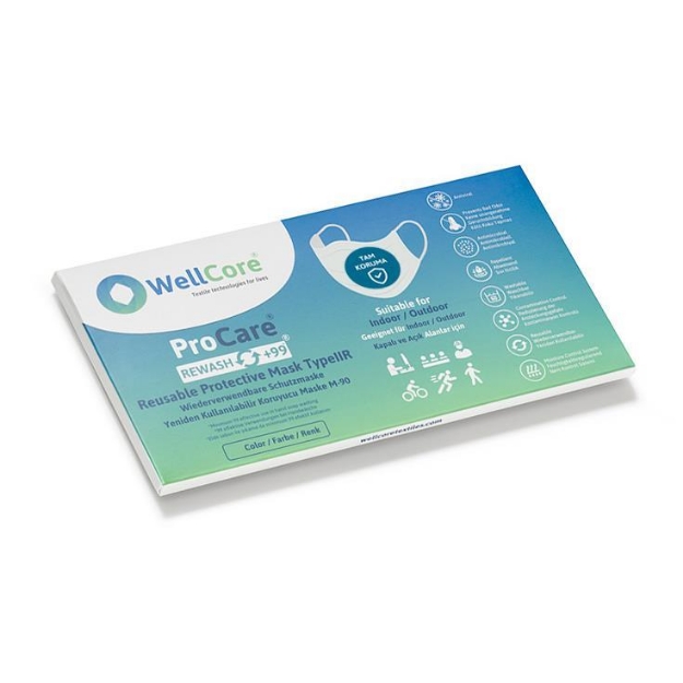 Picture of ProCare Antiviral  Yıkanabilir Koruyucu Yüz Maskesi Tam Koruma Yetişkin