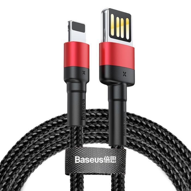 Picture of Baseus Cafule 2.4 A Lightning 1 Metre Siyah Şarj Kablosu