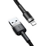Picture of Baseus Cafule 2.4 A Lightning 480 Mbs 1 Metre Gri Şarj Kablosu