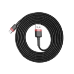 Picture of Baseus Cafule 2A Type-C 2 Metre Kırmızı-Siyah Şarj Kablosu