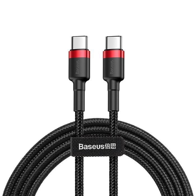 Picture of Baseus Cafule Series 3A Type-C 1 Metre Şarj Kablosu Siyah