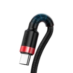 Picture of Baseus Cafule 5A 40W Type-C 1 Metre Kırmızı Şarj Kablosu