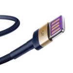 Picture of Baseus Cafule 5A 40W Type-C 1 Metre Mavi Şarj Kablosu