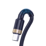 Picture of Baseus Cafule 5A 40W Type-C 1 Metre Mavi Şarj Kablosu