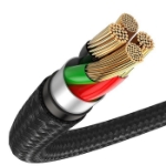 Picture of Baseus Halo 3A 25 cm Type-C Siyah Şarj Kablosu 