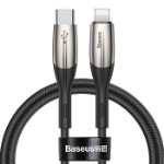 Picture of Baseus Horizontal PD 18W 1 Metre Type-C to Lightning Siyah Hızlı Şarj Kablosu