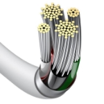 Picture of Baseus Superior 2.4A 25cm Lightning Beyaz Şarj Kablosu