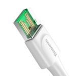 Picture of Baseus White VOOC 5A QC 1 Metre Type-C Beyaz Şarj Kablosu