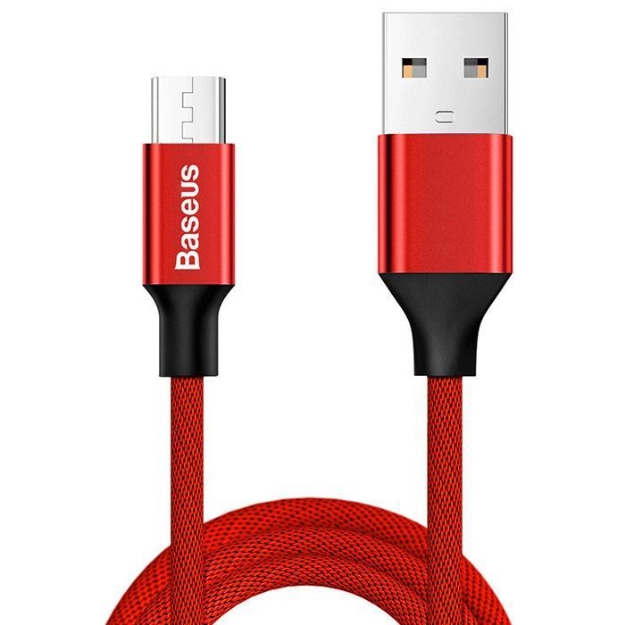Picture of Baseus Yiven Micro USB 1 Metre Kırmızı Şarj Kablosu