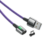 Picture of Baseus Zinc Magnetic Manyetik Uçlu 1.5A 2 Metre Micro USB Mor Şarj Kablosu