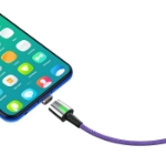 Picture of Baseus Zinc Magnetic Manyetik Uçlu 1.5A 2 Metre Micro USB Mor Şarj Kablosu