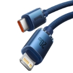 Picture of Baseus Crystal Shine 20W Type-C to Lightning Kablo 1.2 m Mavi