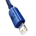 Picture of Baseus Crystal Shine Fast Charging 2.4A Lightning Kablo 1.2m Mavi