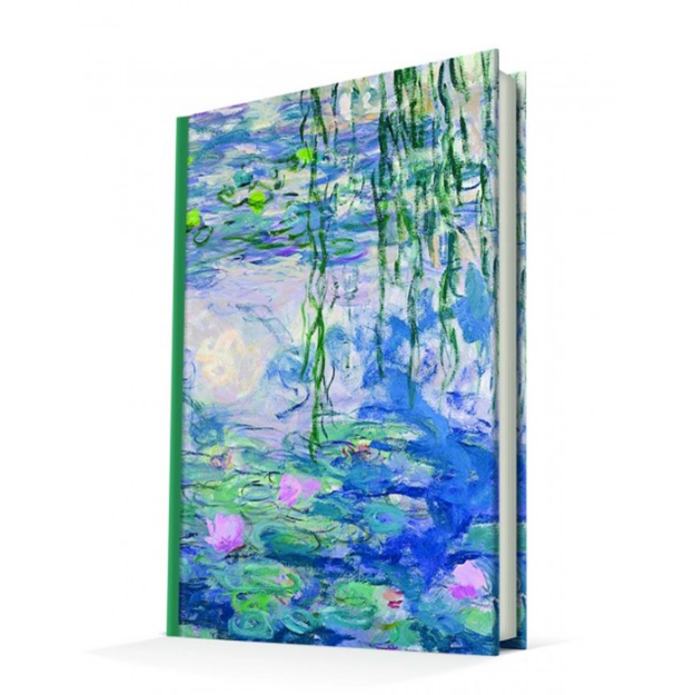 Picture of Deffter Art Of World Claude Monet - Waterlilies Sert Kapaklı 96 Yaprak Çizgili Defter