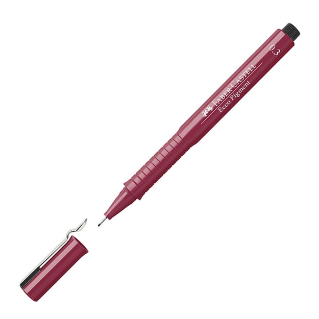 Picture of Faber Castell Ecco Pigment 0.3 mm Çizim Kalemi Kırmızı