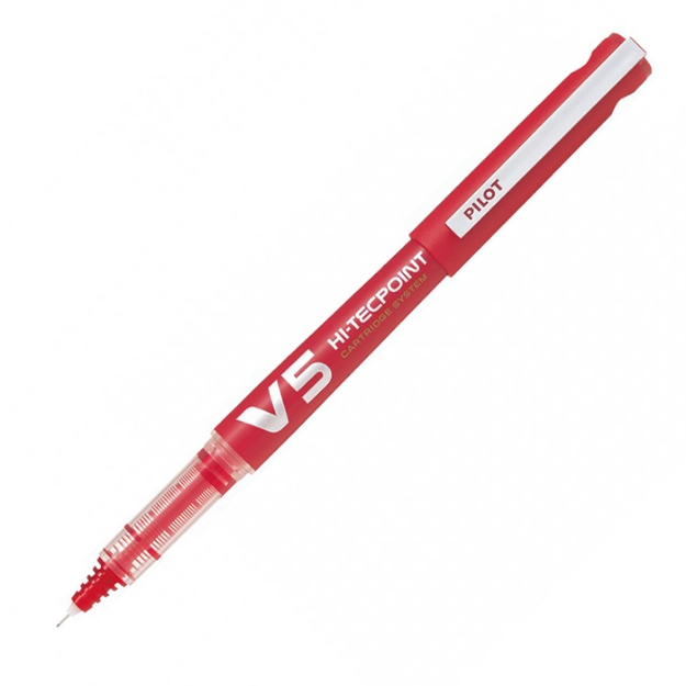Picture of Pilot V5 Hi-Techpoint İğne Uçlu Kırmızı Kalem