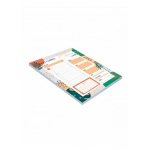 Picture of Deffter A4 Daily Planer Tropic Karton Arka Kapak 54 Sayfalı Günlük Planlayıcı