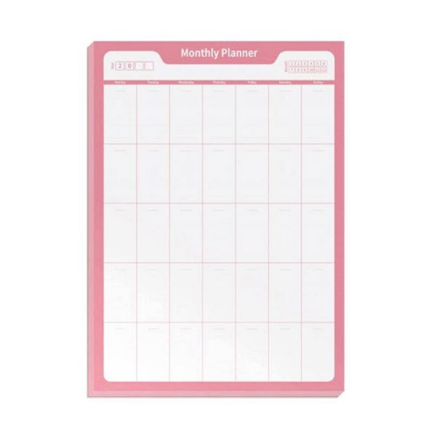 Picture of Deffter A4 Monthly Planner Masa Blok 20x28 Sirttan Tutkallı 50 Sayfalık Aylık Planlayıcı