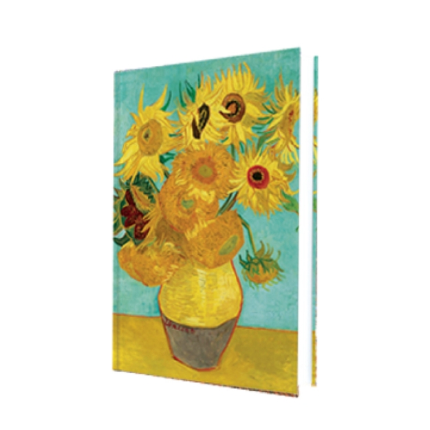 Picture of Deffter Art Of World Van Gogh - Sun Flowers Sert Kapaklı 96 Yaprak Çizgili Defter